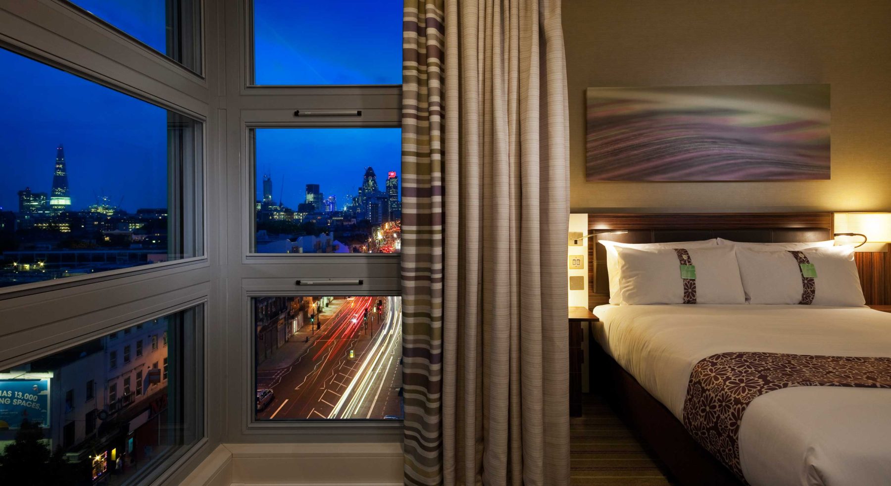 Internal image of hotel room and view