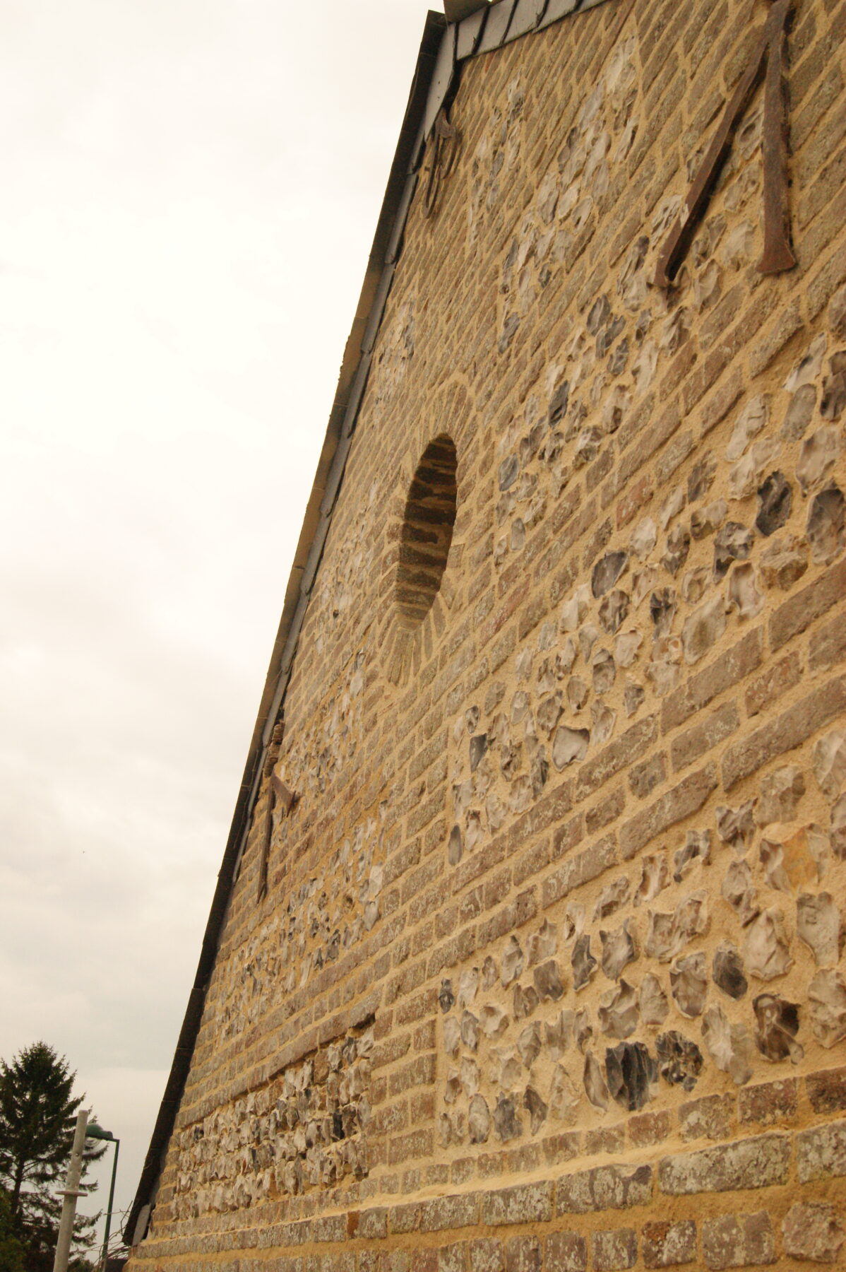 Image of external wall after conservation